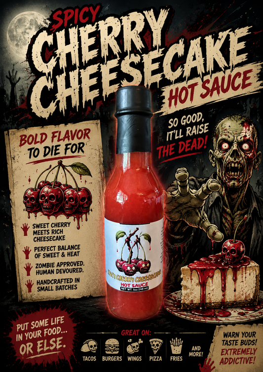Spicy Cherry Cheesecake Hot Sauce