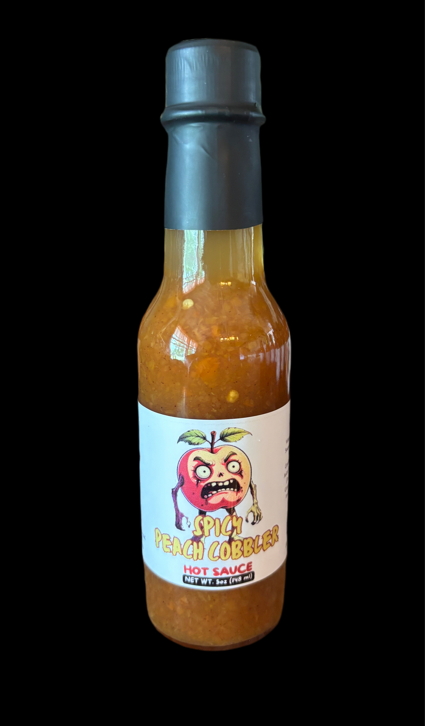 Spicy Peach Cobbler Hot Sauce