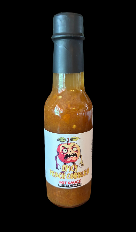Spicy Peach Cobbler Hot Sauce