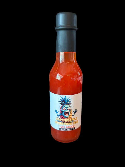 Spicy Pineapple Upside Down Cake Hot Sauce